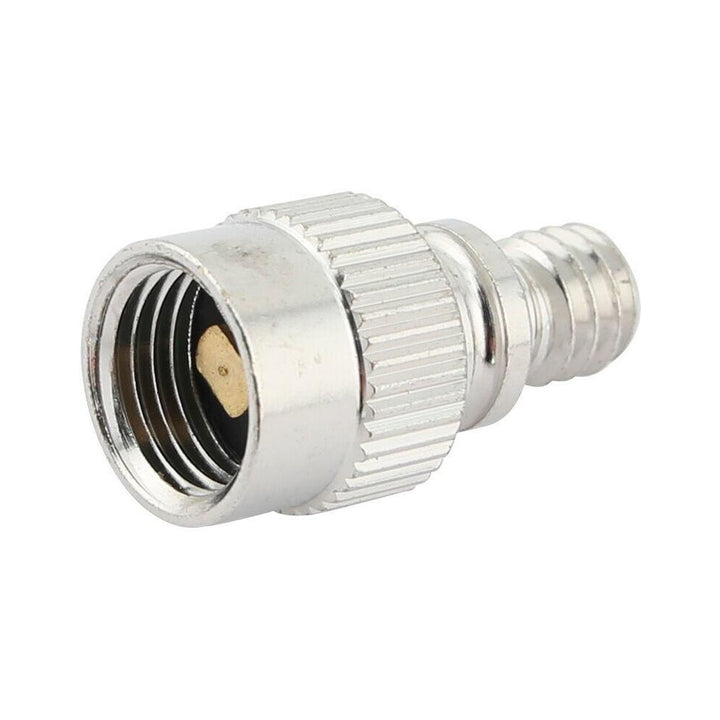 Ventiladapter CONTEC aus Stahl mit gerändeltem Gehäuse, für Dunlop- und Sclaverandventil-Pumpen an Autoventilen