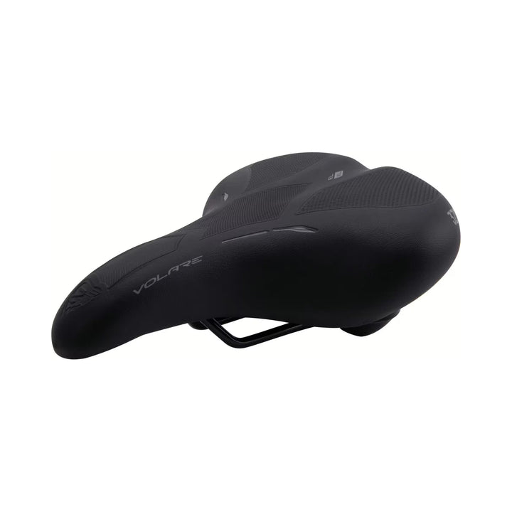 Fahrradsattel CONTEC Volare City EL, Unisex, schwarz, Seitenansicht