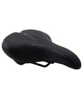 Fahrradsattel CONTEC Volare City EL, Unisex, schwarz, Seitenansicht