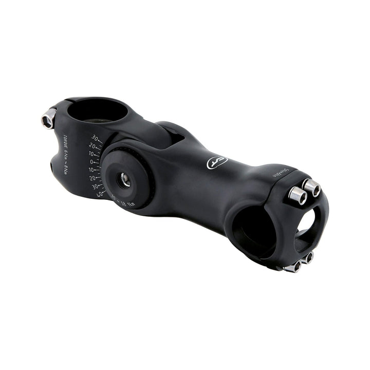 Verstellbarer Ahead-Vorbau CONTEC Tarantula in Schwarz mit 25,4 mm Lenkerklemmung