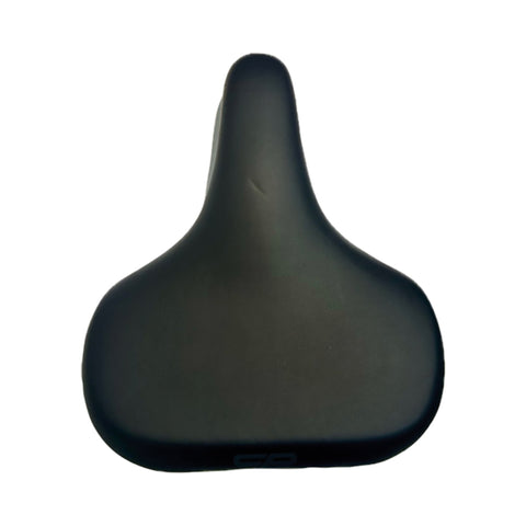 Fahrradsattel CP City Relax Uni, Unisex, Draufsicht auf die breite Sitzfläche, schwarz