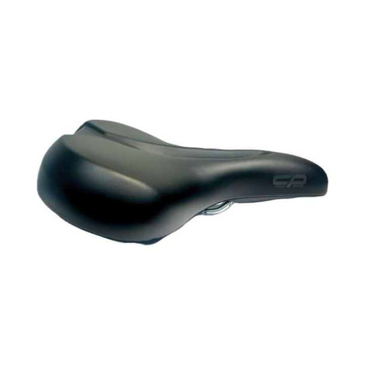 Fahrradsattel CP Vacuum Uni, Unisex, Komfortsattel mit Griff, schwarz, Seitenansicht