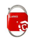 Bremsinnenzug Clarks aus Nirostahl mit Walzennippel, 2000 mm, silber