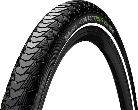Continental eContact Plus 55-406, schwarz mit Reflexstreifen, originale Hartje-Detailansicht