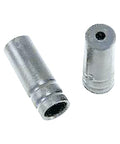 Endhülsen aus Stahl für Schaltzughülle mit 4 mm Durchmesser, silber
