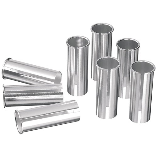 Distanzhülse Aluminium Ergotec von Ø 27,2 auf 30,2mm, silber