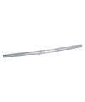 Silberner Aluminium-Flatbar Ergotec Town Exclusive, 560 mm breit, nahezu gerade mit 4 Grad Kröpfung