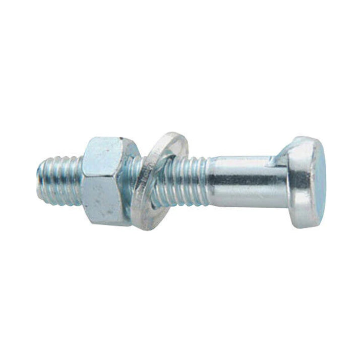 Sattelklemmbolzen Fixnippel, M8 x 35 mm, Stahl mit Fassonmutter, silber