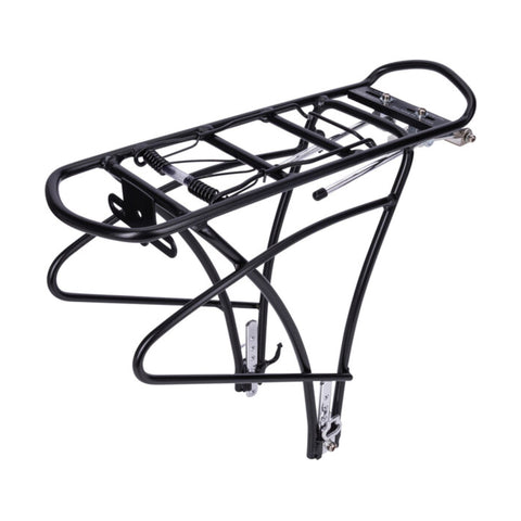 Gepäckträger Alu hinten 24-28 Zoll FOX PARTS, schwarz