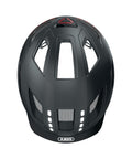 Fahrradhelm ABUS Hyban 2.0 LED, signal black matt, Draufsicht