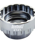 Kettenblatt-Lockring-Werkzeug IceToolz 2741, Aluminium, silber