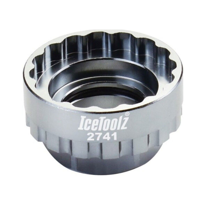 Kettenblatt-Lockring-Werkzeug IceToolz 2741, Aluminium, silber