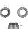 Maßzeichnung IceToolz 2741 Lockring-Werkzeug