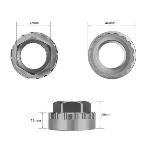Maßzeichnung IceToolz 2741 Lockring-Werkzeug