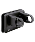 KLICKfix Festkorb-Halter von Rixen & Kaul in Schwarz, Halteplatte mit Lenkerschellen und ohne Entriegelungstaste