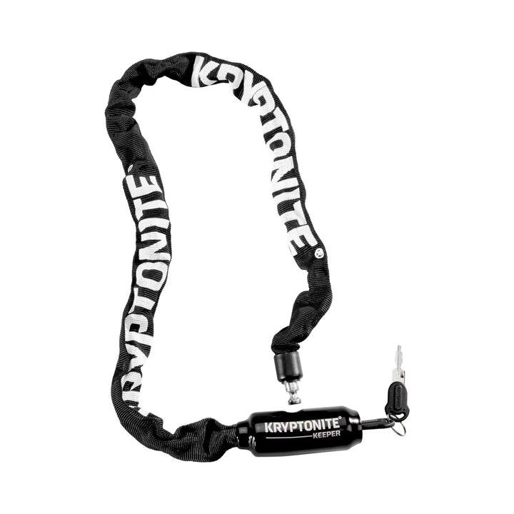 KRYPTONITE Keeper 585 Integrated Chain Kettenschloss, 5 mm, 85 cm, schwarz, mit Schlüssel