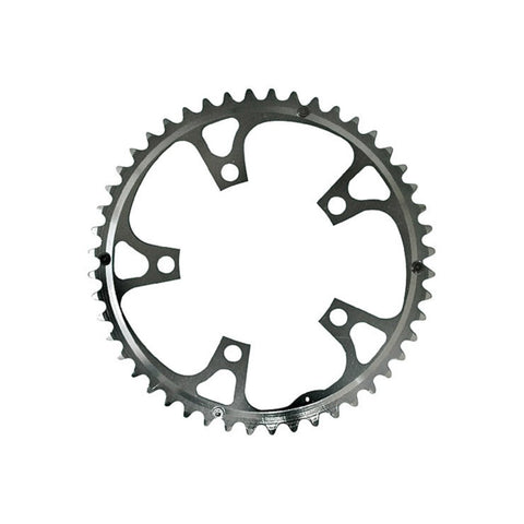 Kettenblatt Stronglight 9-/10-fach, 42 Zähne, 110mm Lochkreis, 5-Arm, silber