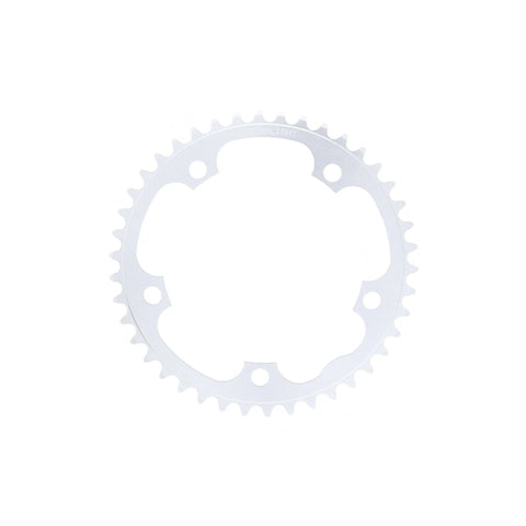 Kettenblatt Stronglight 9-/10-fach, 42 Zähne, 130mm Lochkreis, 5-Arm, silber