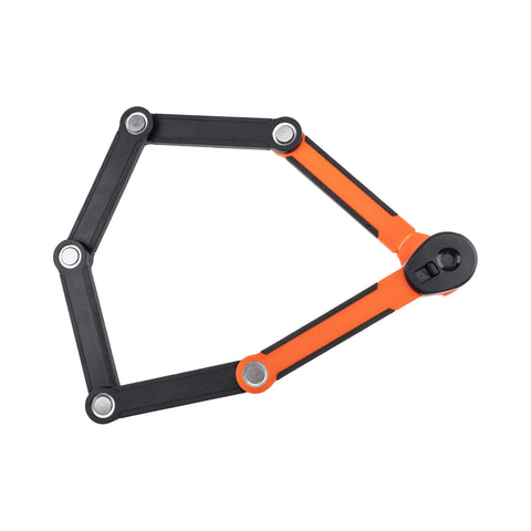 KRYPTONITE Evolution 790 Faltschloss geöffnet in Schwarz-Orange