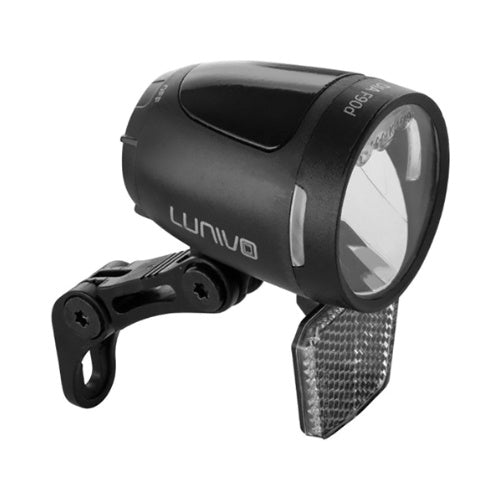 LUNIVO DIA F90 d Daylight LED-Scheinwerfer mit 3-Achs-Halter und Frontreflektor