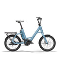 QiO Compact PE 2026, retro blue matt, Seitenansicht