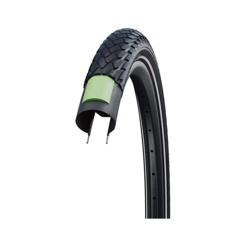 Reifen Schwalbe Green Marathon, schwarz Reflex, Seitenansicht