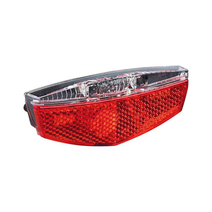 Ruecklicht-LED CONTEC TL-128 fuer Dynamo, schwarz mit transparenter Streuscheibe