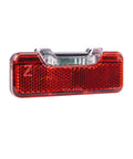 Ruecklicht-LED CONTEC TL-135 fuer Dynamo, Gepaecktraegermontage, schwarz mit rotem Glas