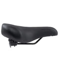 Fahrradsattel SELLE Bassano Volare City XXL, Unisex, schwarz, Seitenprofil mit Patent-Sattelstützaufnahme