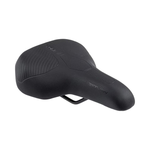 Fahrradsattel SELLE Bassano Volare Trekking, Damen, 255 x 170 mm, schwarz, Seitenansicht