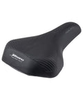 Fahrradsattel SELLE Bassano Volare Trekking, Damen, schwarz, Dreiviertelansicht mit 3-Zonen-comfortPlus-Polsterung