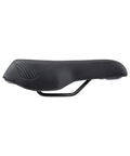 Fahrradsattel SELLE Bassano Volare Trekking, Damen, schwarz, Seitenprofil mit CrMo-Gestell