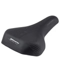 Fahrradsattel SELLE Bassano Volare Trekking, Herren, schwarz, Dreiviertelansicht mit 3-Zonen-comfortPlus-Polsterung