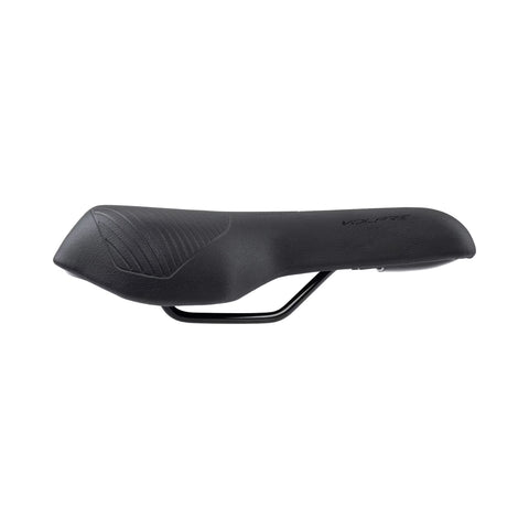 Fahrradsattel SELLE Bassano Volare Trekking, Herren, schwarz, Seitenprofil mit CrMo-Gestell