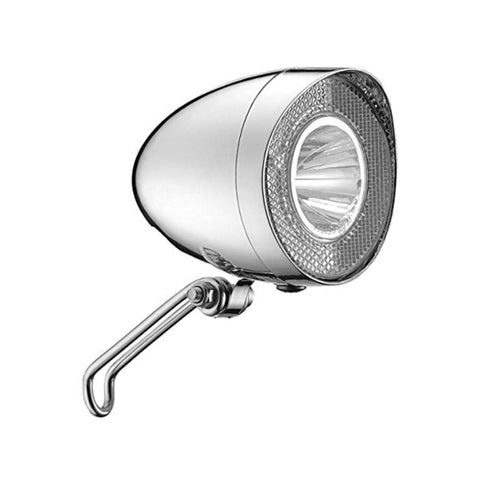 Scheinwerfer-LED UNION Klassik UN-4925, 20 Lux, Nabendynamo, chrom