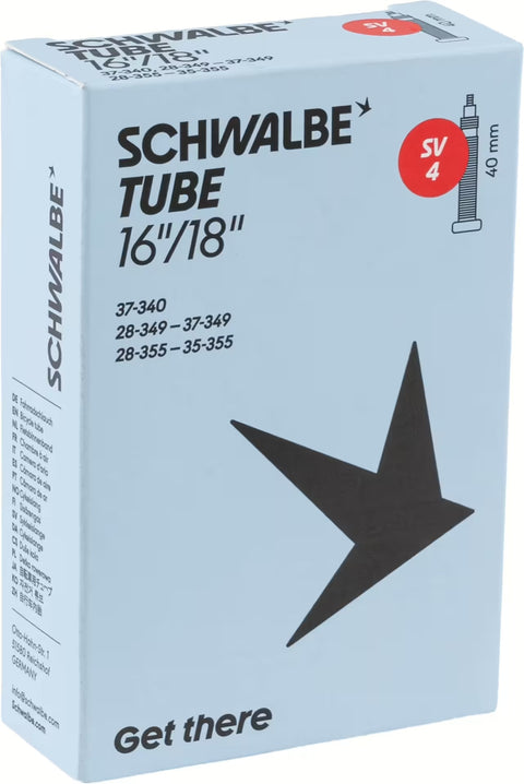Schlauch Schwalbe 16 Zoll, 18 Zoll Nr. 4 SV