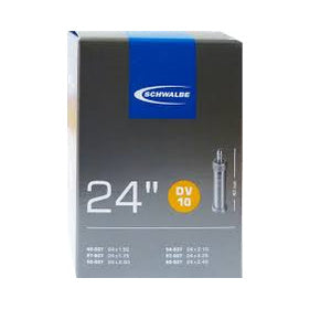 Fahrradschlauch Schwalbe Nr. 10, 24 Zoll, Dunlopventil 40 mm, Verpackung