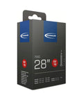 Fahrradschlauch Schwalbe Nr. 16, 28 Zoll, Sclaverandventil 40 mm, Verpackung