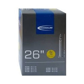 Fahrradschlauch Schwalbe Nr. 13, 26 Zoll, Sclaverandventil 60 mm, alte Verpackung