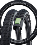 Schwalbe Smart Sam Plus – Produktabbildung mit Reifenprofil und Pannenschutzeinlage