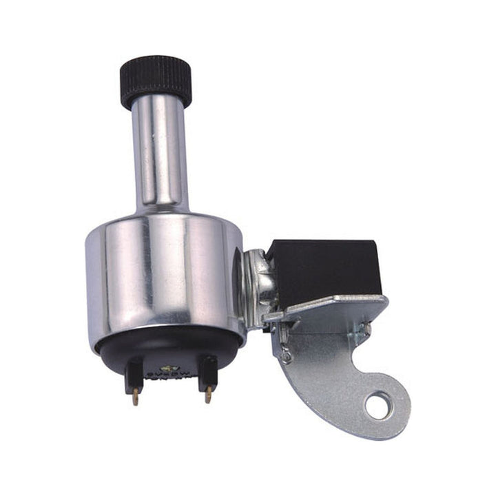 Seitendynamo UNION UN-4190-L aus Aluminium, Linksanbau, 6 V / 3 W, silber