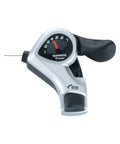 Shimano Daumenschalthebel Tourney TX SL-TX50 in Schwarz-Silber mit Ganganzeige, 7-fach