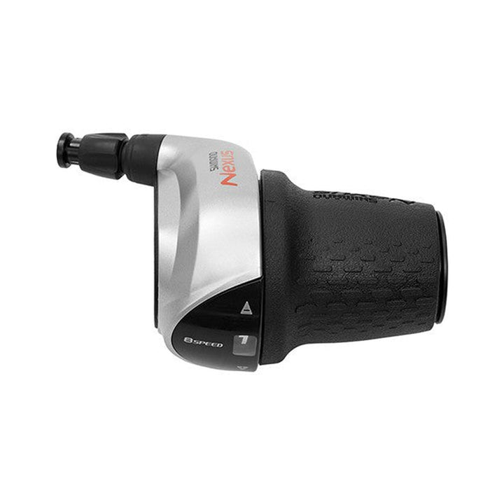 Shimano Drehgriffschalter Nexus SL-C6000-8 in Silber mit Innenzug für 8-Gang Nabenschaltung