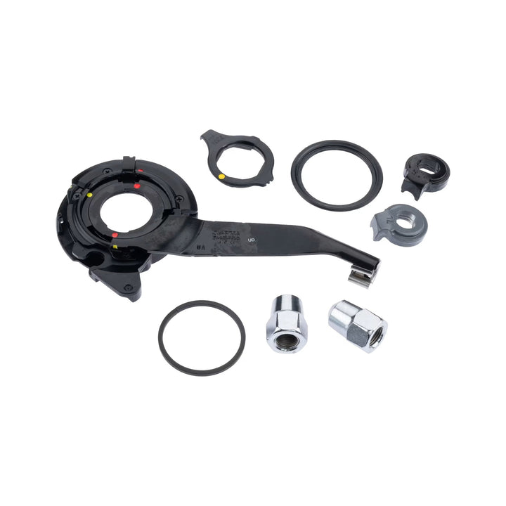 Shimano Schalteinheit CJ-S700 mit Hutmuttern, Sprengring, Sicherungsscheiben und Staubkappen