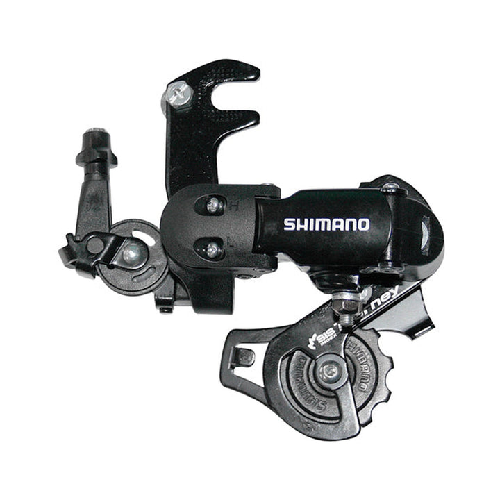 Shimano Schaltwerk Tourney RD-FT35 in Schwarz mit kurzem Käfig für Falträder, 6-/7-fach