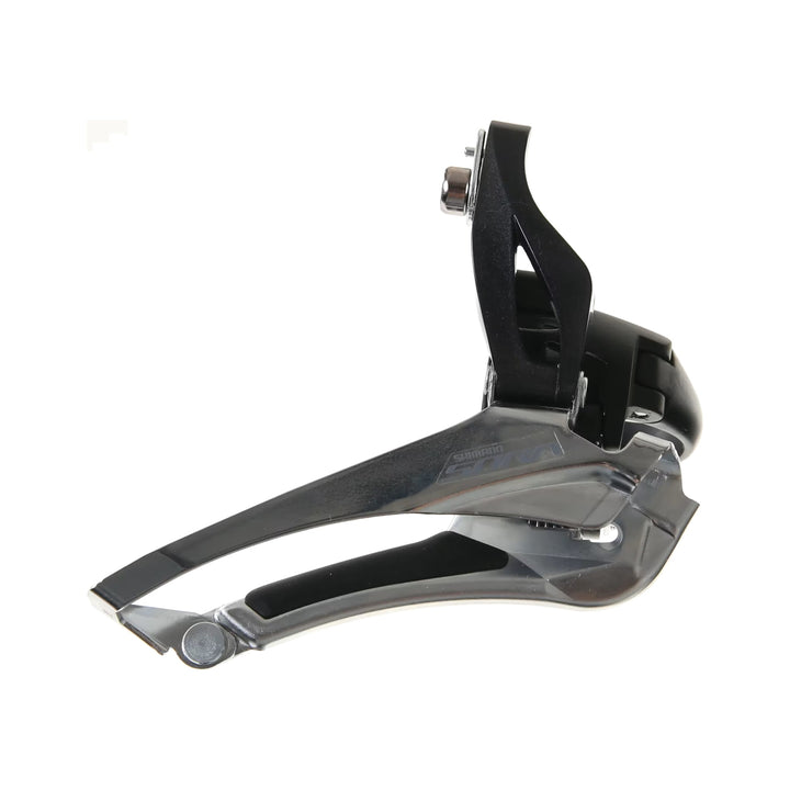 Shimano Umwerfer Sora FD-R3000 in Schwarz-Grau mit Schellenmontage für zwei Kettenblätter