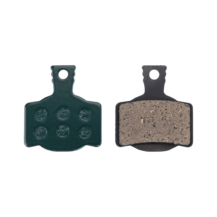 Bremsbeläge Disc UNION DBP-55E für Magura MT2 bis MT8, Belagpaar mit Rückseite und Belagseite, Produktfoto vor weißem Hintergrund