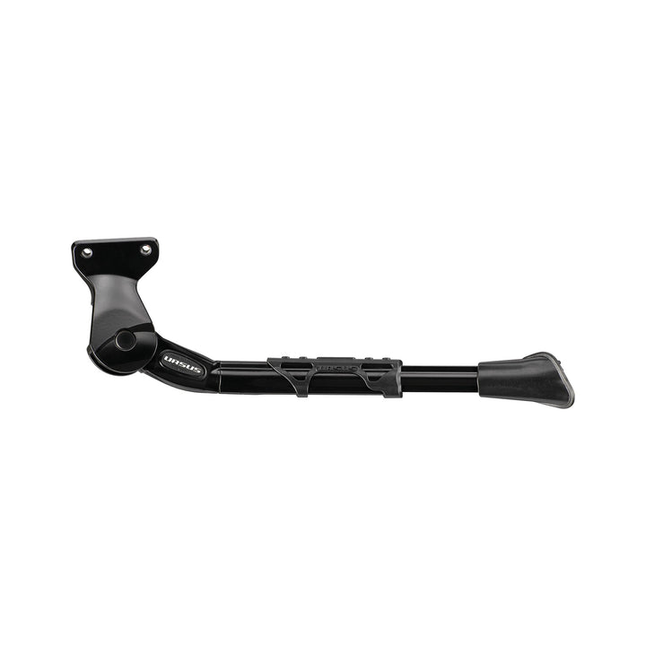 Ursus King Rear Hinterbauständer in Schwarz aus Aluminium mit Befestigungsplatte im Lochabstand 40 mm