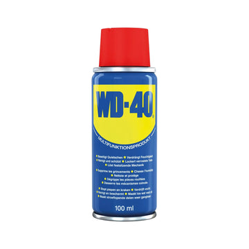 Blau-gelbe 100-ml-Spraydose WD-40 Classic Multifunktionsprodukt mit rotem Sprühkopf