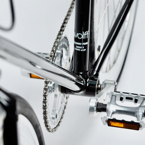 WOLFF Classic Fixie II / Fixie/Singlespeed, 28", Stahl Chromoly, gemufft, RH 59cm, schwarz